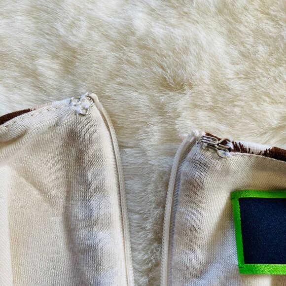 Women's Leopard Print Peplum Sleeveless Top Size XS Excellent Condition - Picture 8 of 10